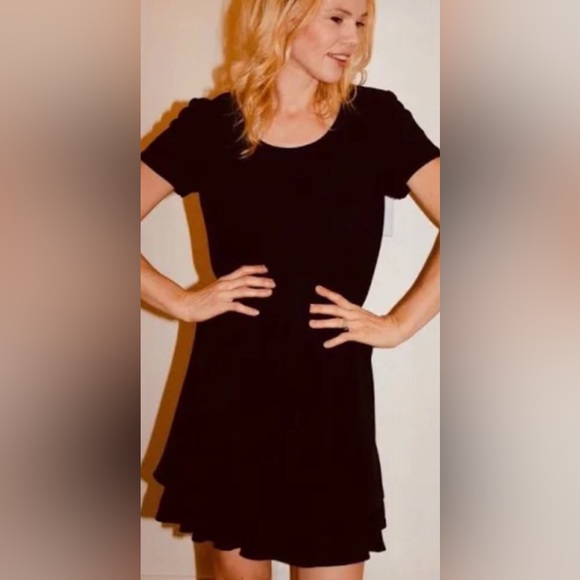 Liz Claiborne Dresses, The Little Black Dress, Short Sleeve, 3 Layer Hem, SZ 08 - Picture 14 of 15